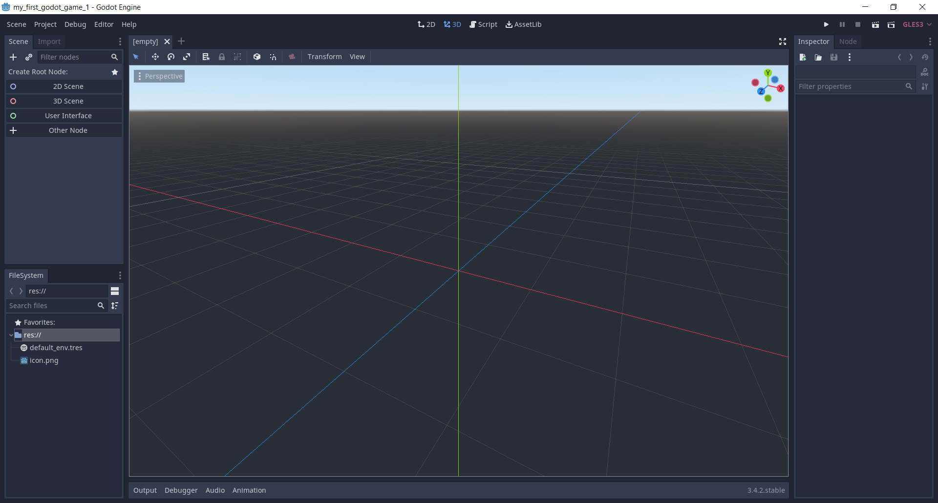 godot engine 3.4.2.stable.official -     